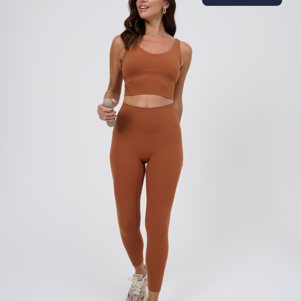 
                      
                        Cross support leggings - Burnt orange
                      
                    