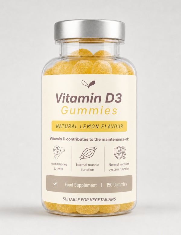 Lemon Vitamin D3 Gummies (150 Servings)
