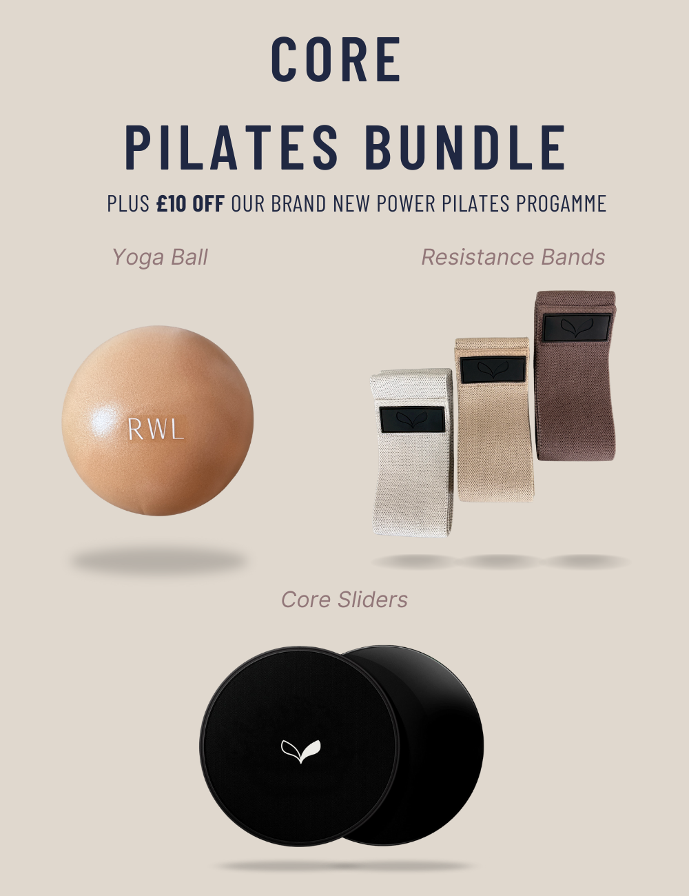 Core Pilates Bundle - Latte
