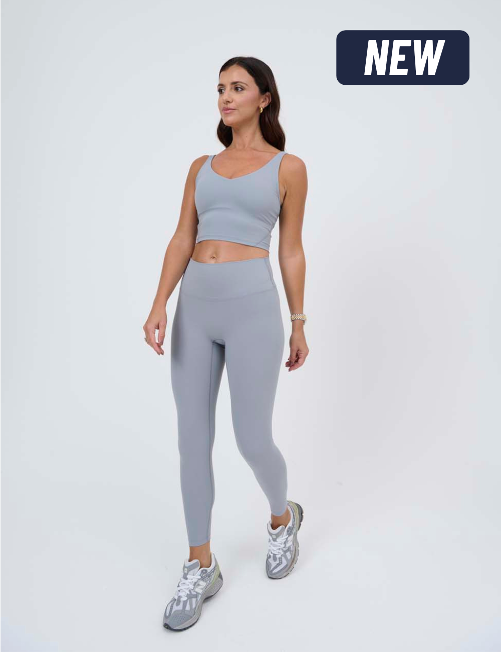 Cross support leggings- Ice