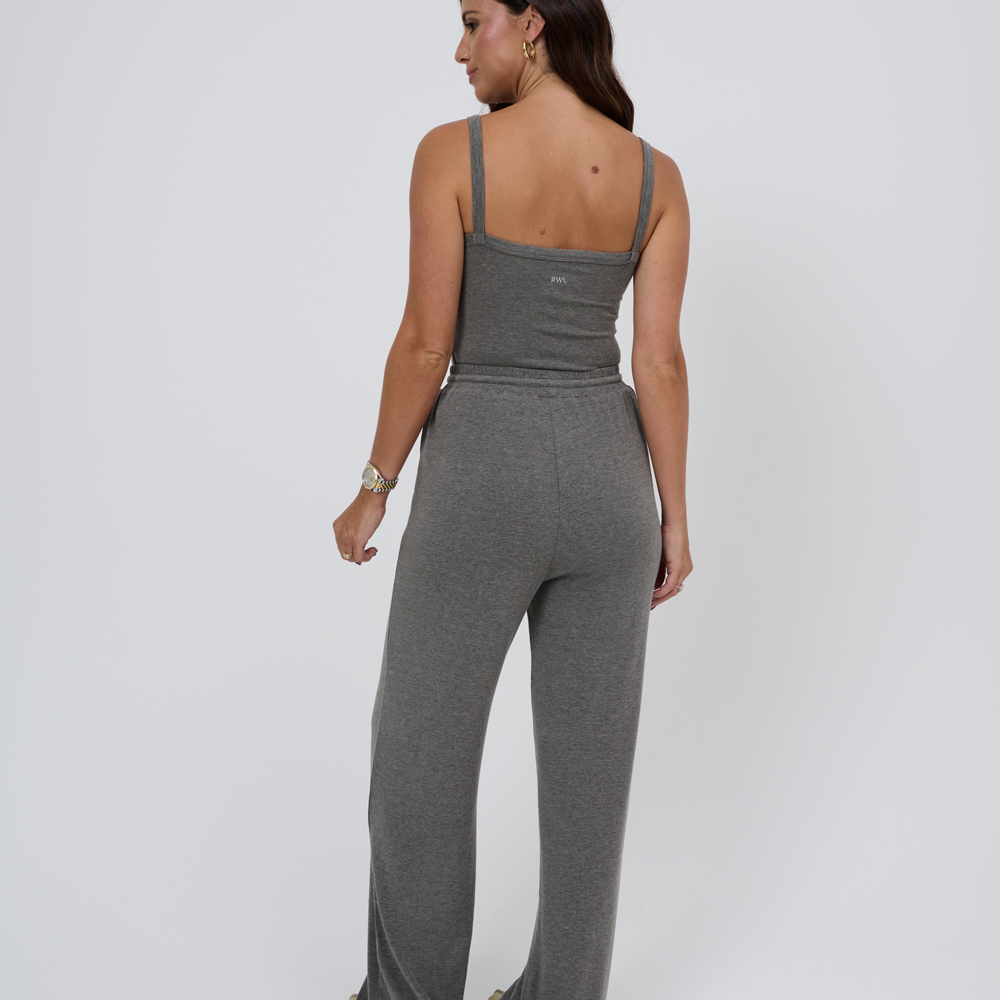 Grey Capsule Lounge Wide leg joggers