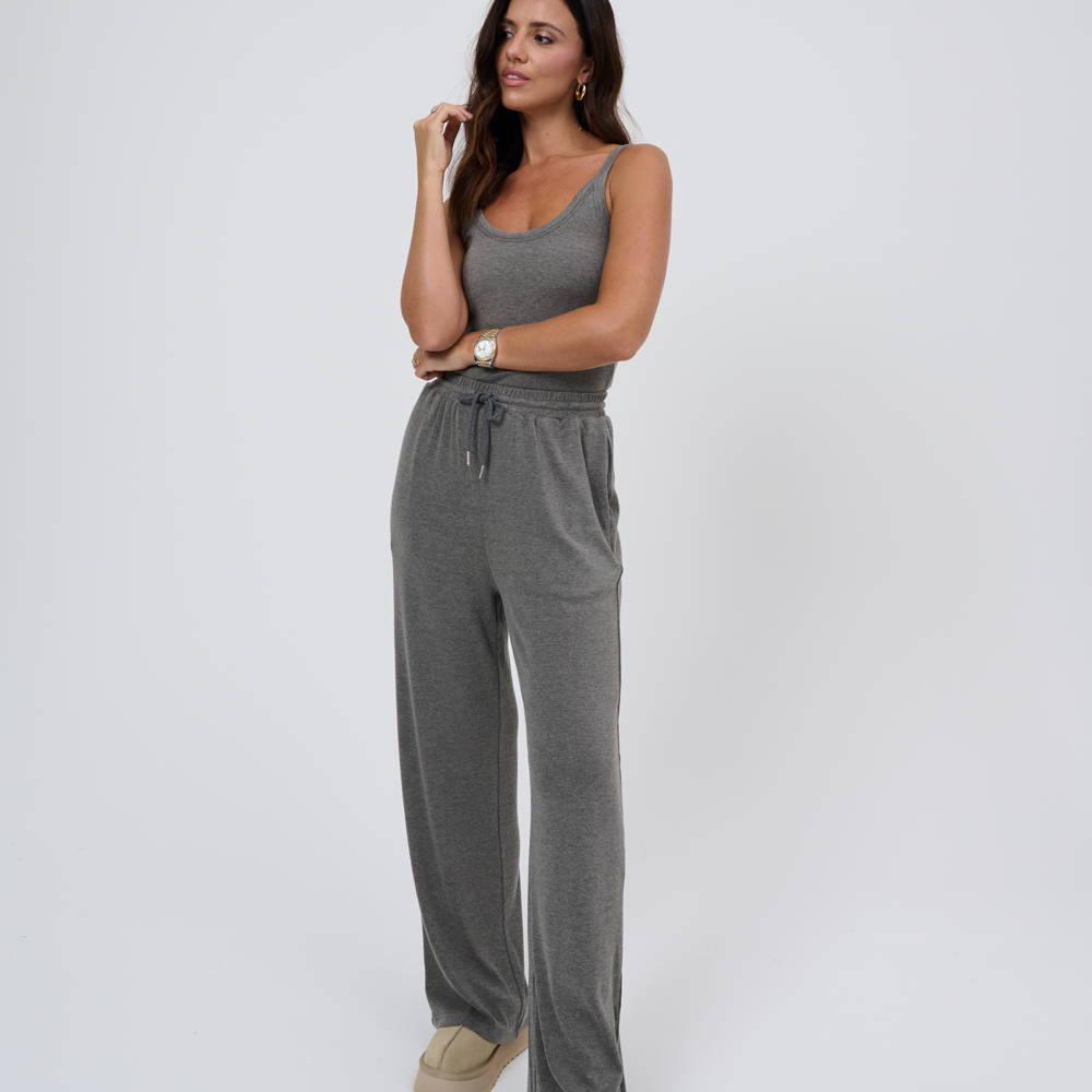 Grey Capsule Lounge Wide leg joggers