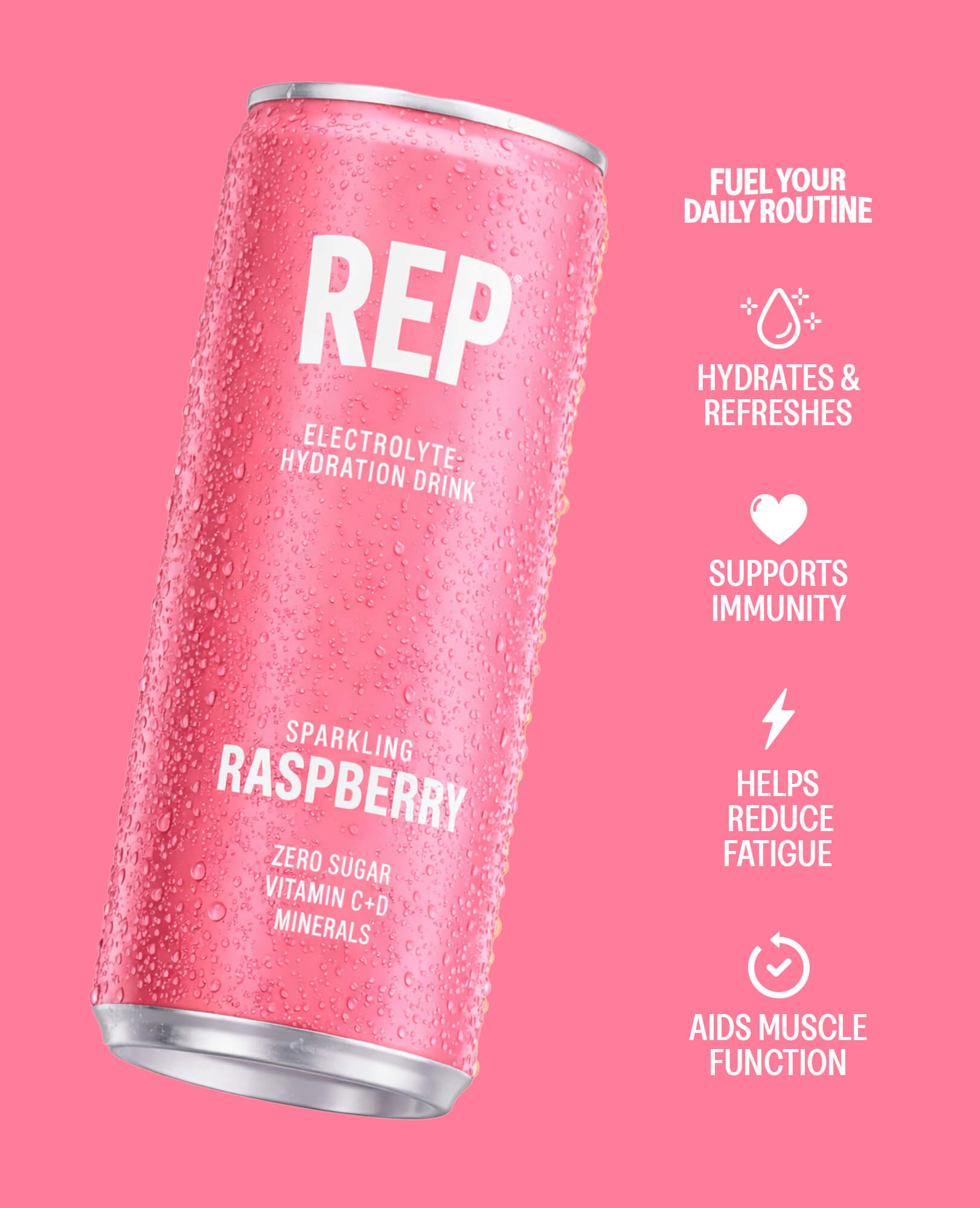 Raspberry Electrolyte Drink (12 servings) – RWL Shop