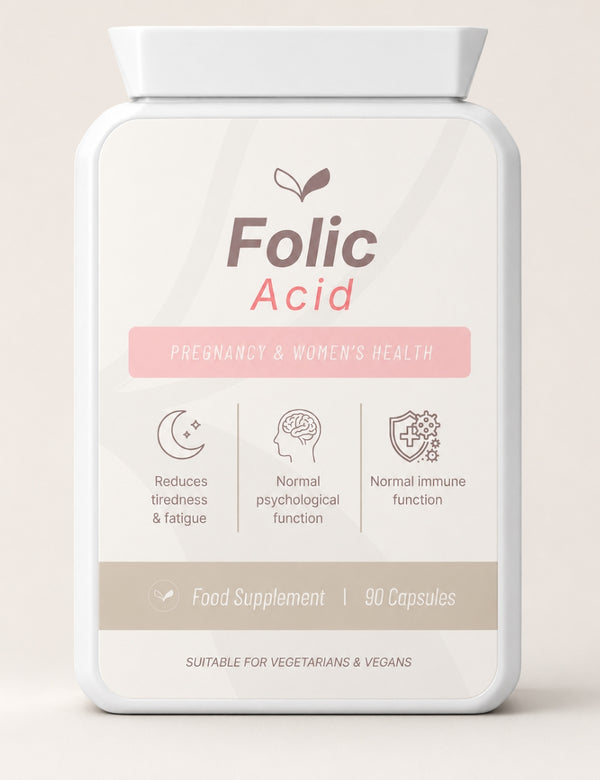 Folic Acid - Pregnancy & Women's Health (90 Capsules)