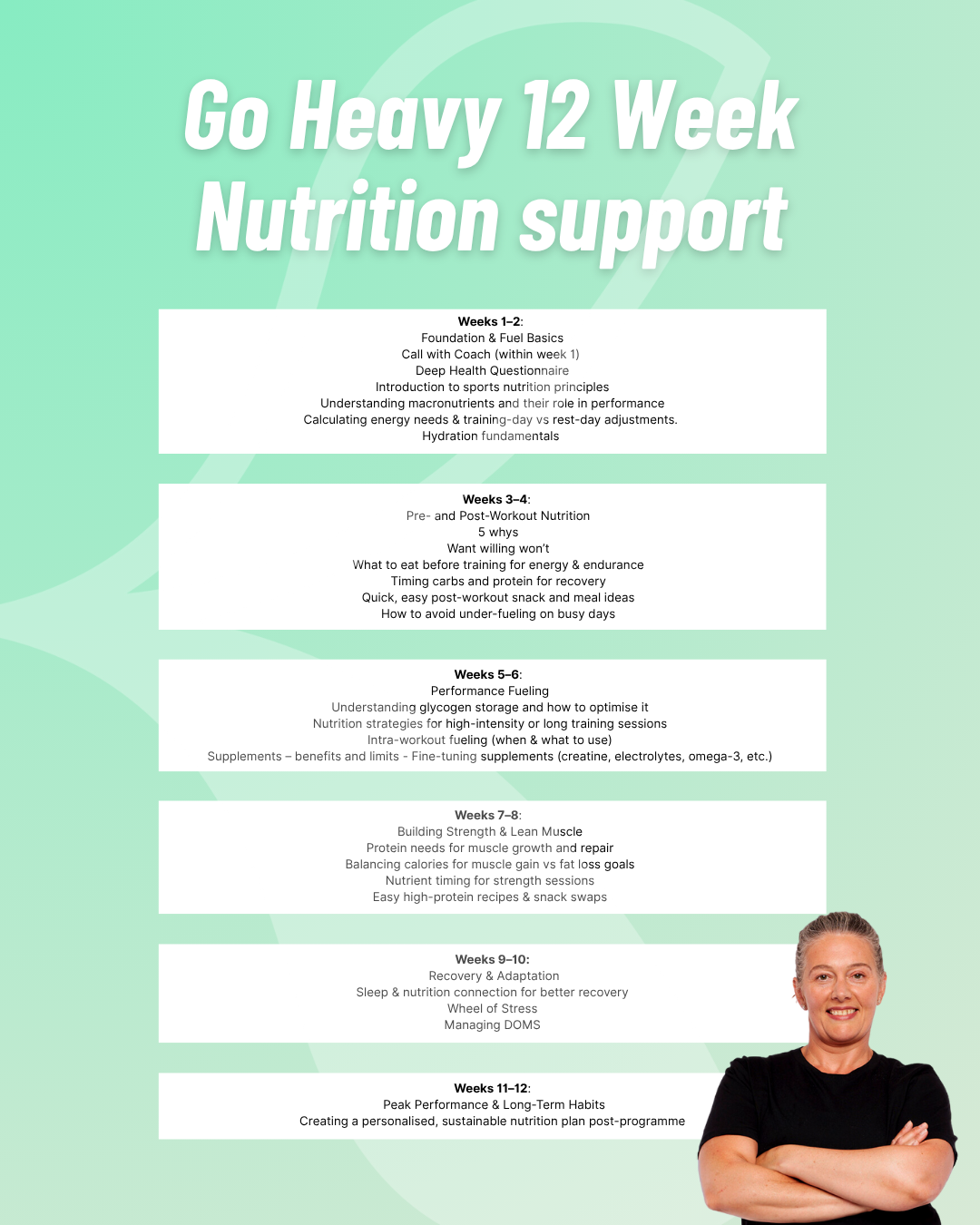GH Nutrition 3 months Sign up - September, October and November