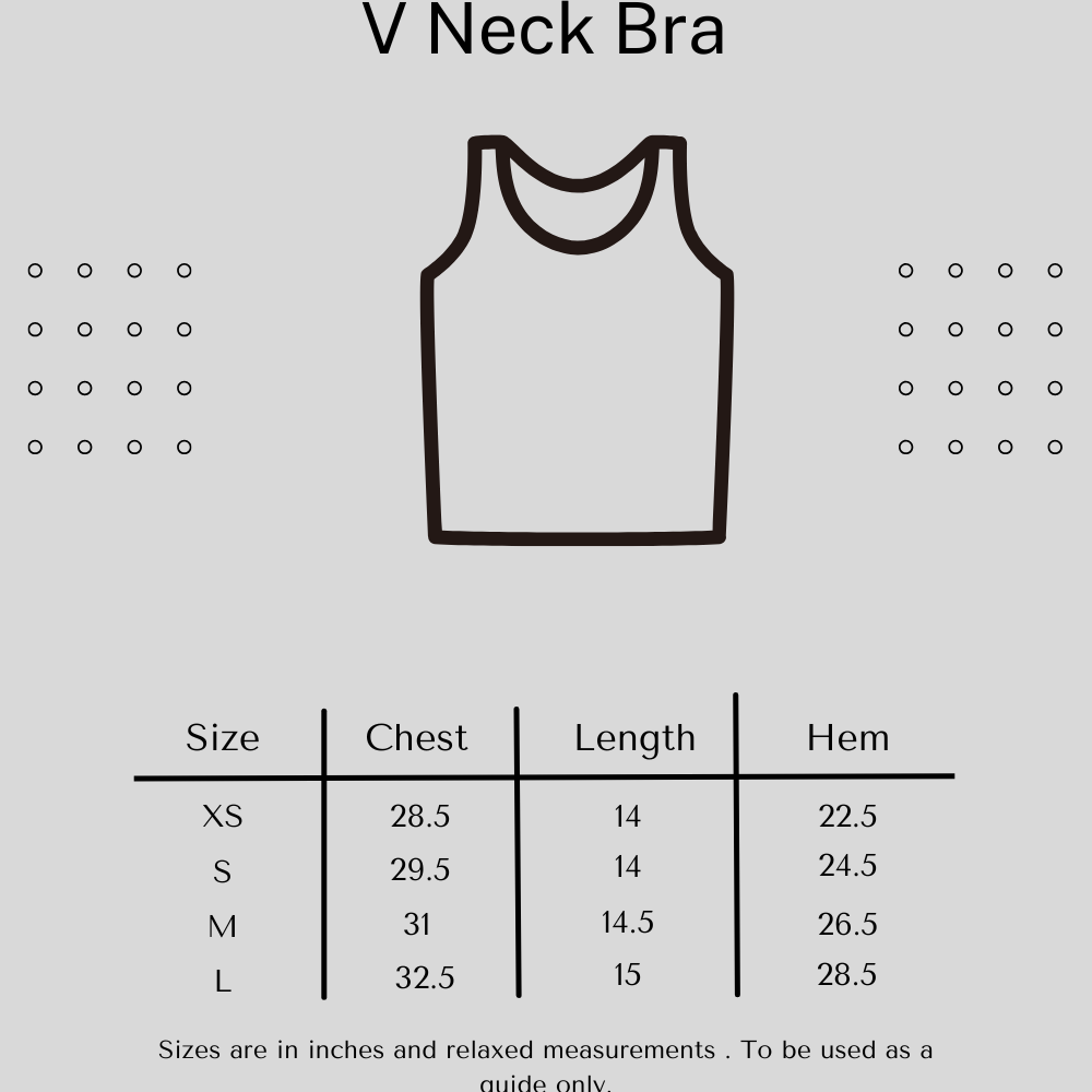 
                      
                        V Neck bra- Ice
                      
                    