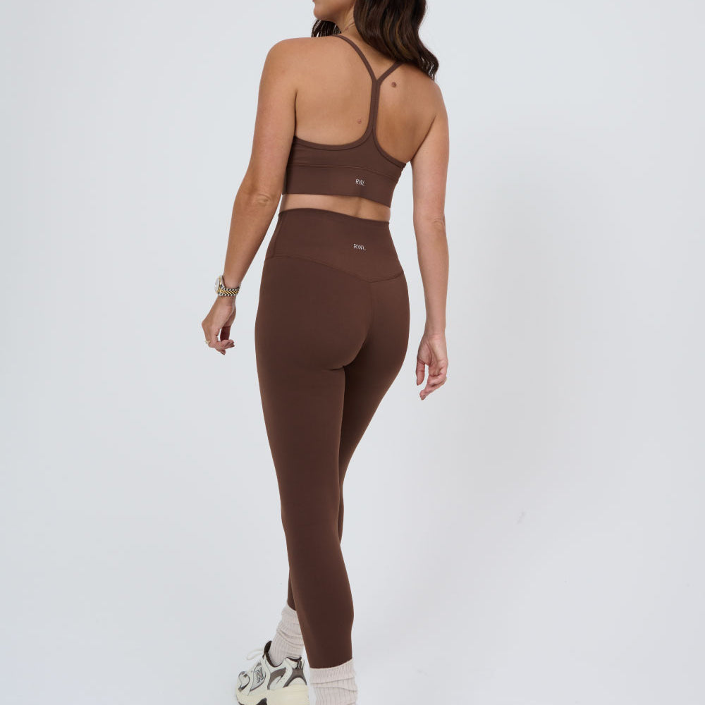 Activewear Chocolate leggings back view